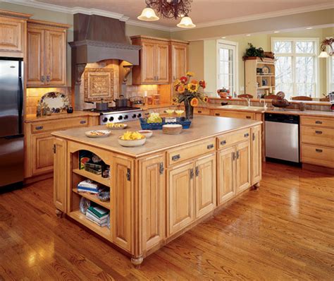 Natural Maple Kitchen Cabinets Transitional Kitchen Denver By