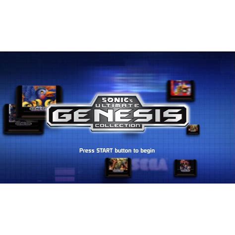 Sonics Ultimate Genesis Collection Xbox 360 Platinum Hits Arena