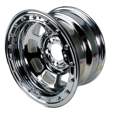 Speedway beadlock 15 inch steel wheels are imca approved at an affordable price. Bassett 58DF475WCL 15X8 5x4.5 4.75 BS Wissota Beadlock Wheel