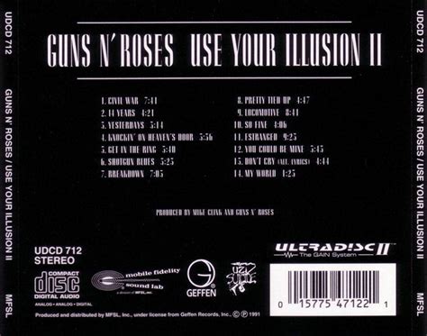 Guns N Roses Use Your Illusion Ii 1991 Mfsl Udcd 712 Avaxhome