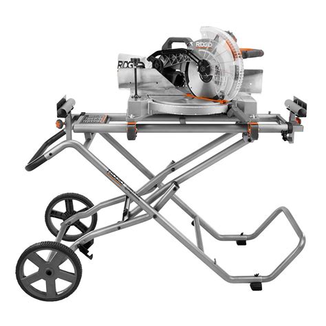 Ridgid Mobile Miter Saw Stand With Mounting Braces