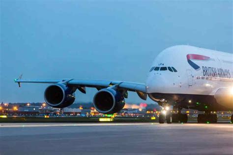 The Airbus A380 Aircraft At British Airways