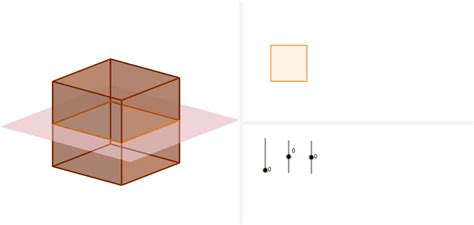 Cross Sections Of A Cube Geogebra