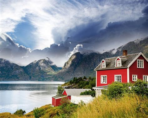 노르웨이 풍경 자연 바탕 화면 배경 무늬시사