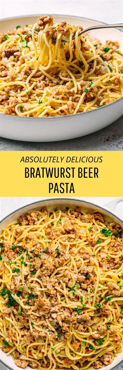 Maybe you would like to learn more about one of these? This Bratwurst pasta recipe is so flavorful and easy to ...