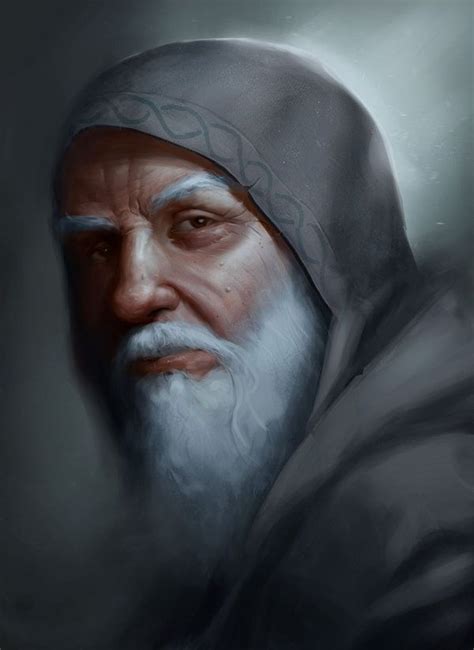 Old Man Fantasy Male Character Portraits Human Male