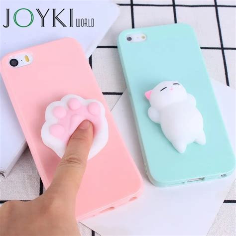 3d Silicon Squishy Cartoon Animal Cute Bear Candy Color For Iphone 5 5s