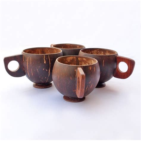 Buy Coconut shell cups @ 8.65$ as low as @ 5.1$ | Household Supplies