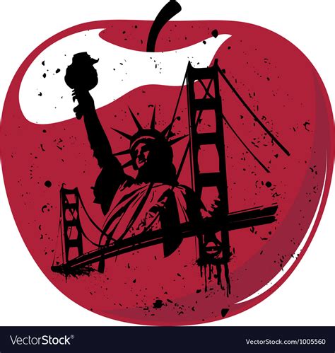 The applications we use to illustration vector graphics are simply a gui for creating code and the way that code gets written is likely to be different based on who is writing it. New york the big apple Royalty Free Vector Image