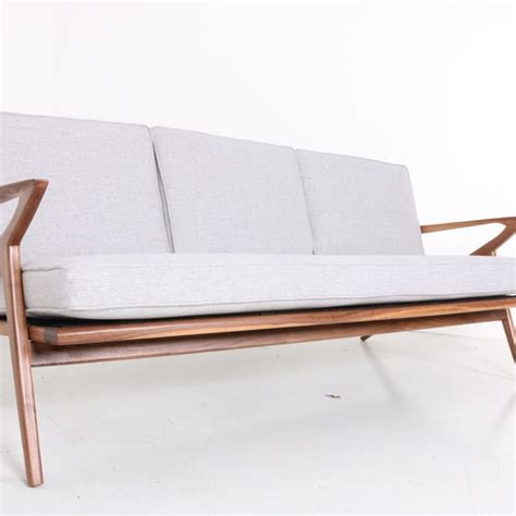 Mid Century Style Z Sofa Etsy