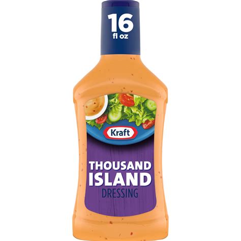 Kraft Thousand Island Salad Dressing 16 Fl Oz Bottle
