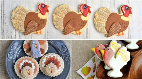 Turkey Cookies For Thanksgiving Compilation Youtube