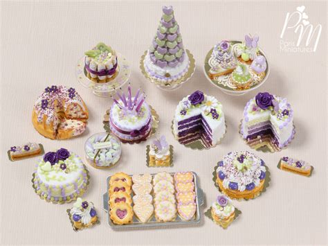 Paris Miniatures New Purple Themed Collection Of Miniatures On Etsy Today