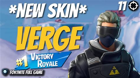Fortnite Full Game New Skin Verge Victory Royale Verge Gameplay