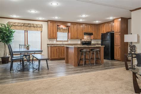 Spacious Kitchen With Giant Island 78k Remodeling Mobile Homes