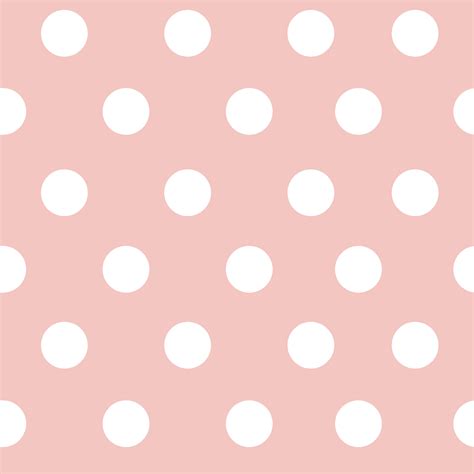 Pastel Pink And White Seamless Polka Dot Pattern Vector Download Free Vectors Clipart