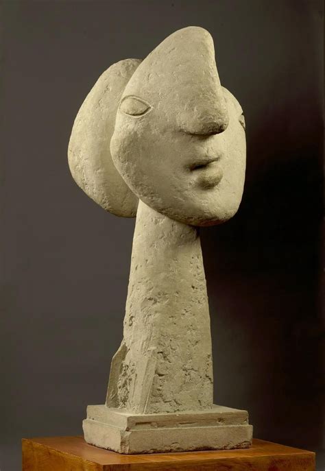 Pablo Picasso Head Of A Woman 1931 32 Plaster 1937 Musée National Picasso Paris Escultura De