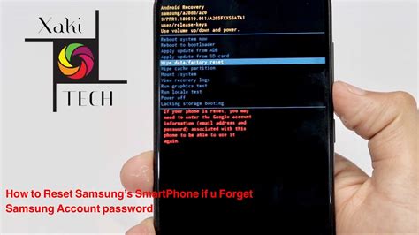 How To Reset Samsungs Smartphone If U Forget Samsung Account Password