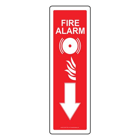 Fire Alarm Sign Nhe 7535 Fire Safety Equipment