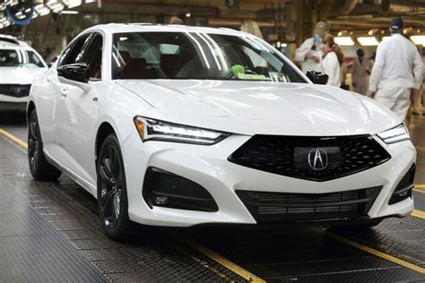 Production Of All New Acura Tlx Sport Sedan Begins In Ohio Honda In