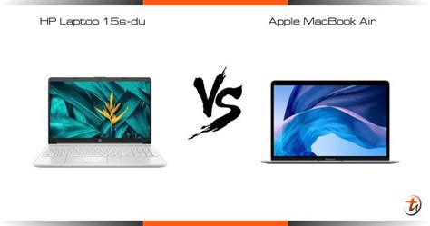 Compare Hp Laptop 15s Du Vs Apple Macbook Air Specs And Malaysia Price