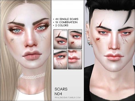 Scars In 10 Variations Adapts To All Skintones For All Ages And