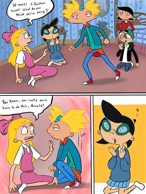 Hey Arnold Spin The Bottle Pg10 By Ingridochoa On Deviantart Hey Arnold Arnold And Helga