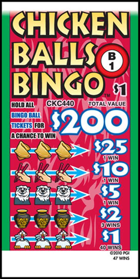 Check spelling or type a new query. Chicken Balls Bingo | American Games | Pull Tab Tickets ...