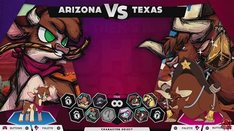 Thems Fightin Herds All Characters And Colors Stages And Dlc Texas