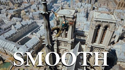 AC Unity Smooth Parkour Sequence In Notre Dame YouTube