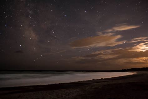 Fondos De Pantalla Oceano Fotografía Nocturna Canadá Playa Estrella Nueva Canon Camino