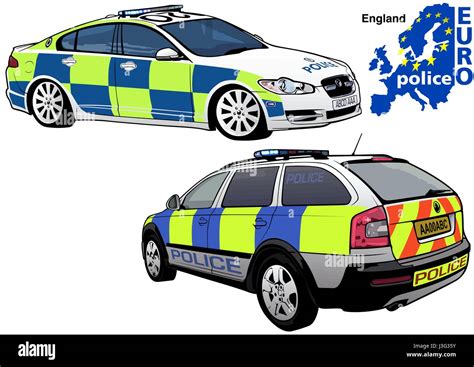 England Police Car Stock Vector Image And Art Alamy