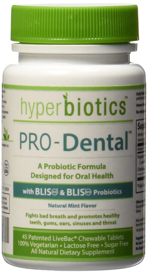 Pro Dental Probiotics For Oral And Dental Health Targets Bad Breath At