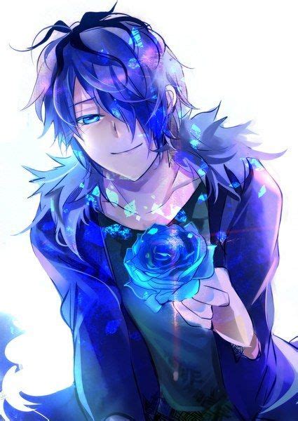 Image C7b1fc93a0d6f5702961cbb101af1e8b Anime Boy With Blue Hair Blue