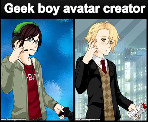 Geek Boy Avatar Creator By Rinmaru On Deviantart
