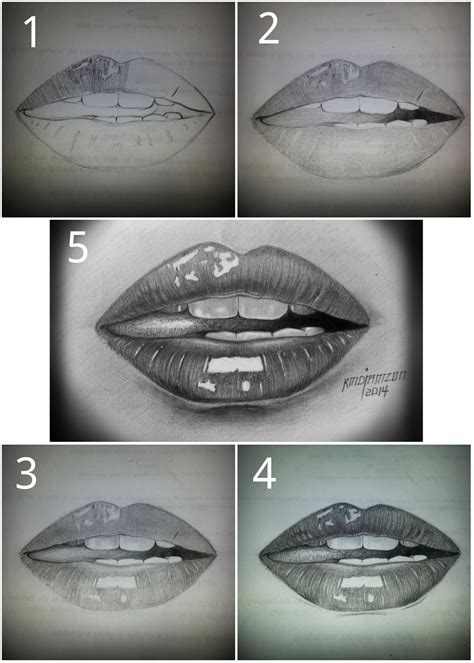 How To Draw Lips With Colored Pencils Step By Step If At You Is It Is Necessary To Take Very