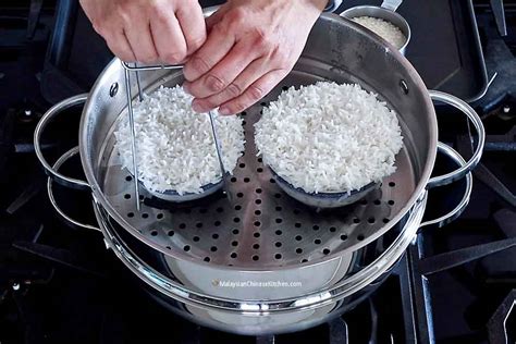 How To Steam Rice Malaysian Chinese Kitchen