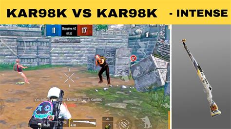 Kar98k Vs Kar98k Intense Fight Tdm Ruins Pubg Mobile Lite Youtube