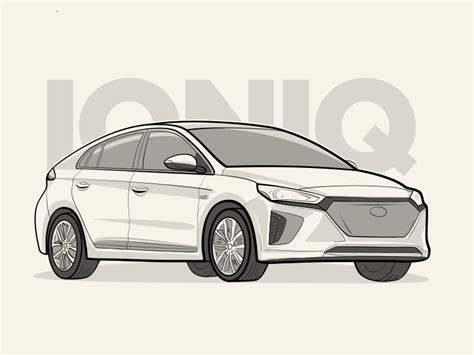 Hyundai Ioniq Illustration By Rt Design Studio On Dribbble