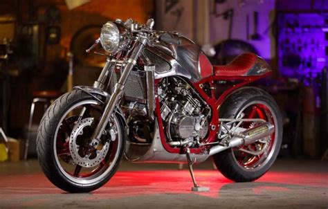 The 1975 motorcycle starts and runs great and is in. Cafe'd Interceptor — 1984 Honda VF500 Custom | Bike-urious
