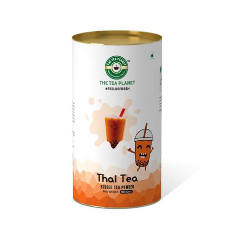 The Tea Planet Bubble Tea Thai Tea Flavored With Milk 250gm400gm