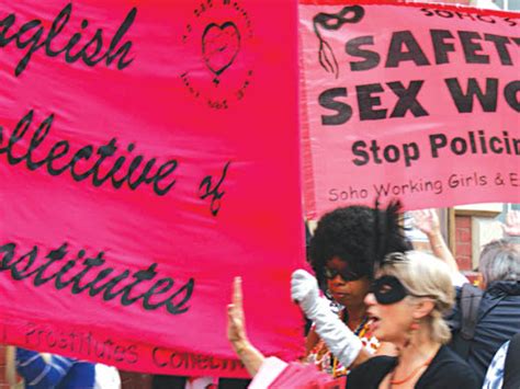 Sex Work Protest By ‘working Mothers English Collective Of