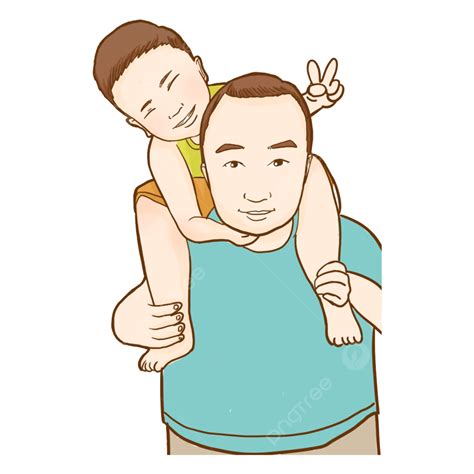 Father Son Fishing Clipart Transparent Png Hd Cartoon Father And Son