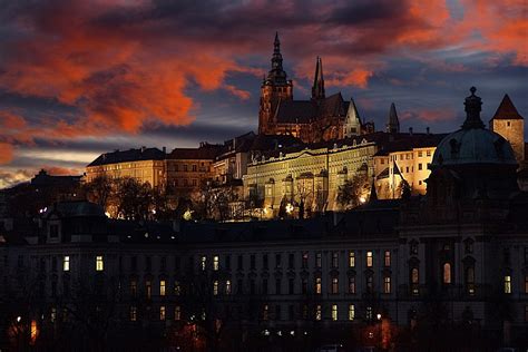 Prague Castle At Night To Do In Prague