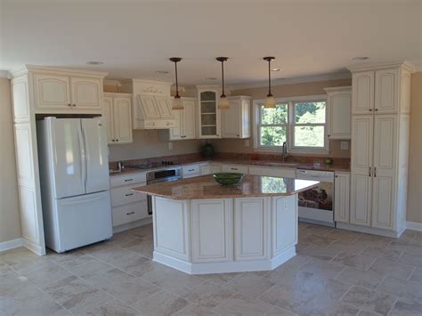 Your local painting specialists of montgomery county. White painted cabinets w/granite top (With images) | Custom home builders, Remodeling additions ...