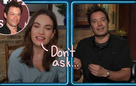 Lily James Makes Her First Tv Appearance Since The Dominic West Scandal