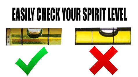 How To Check If Your Spirit Level Is Level Youtube