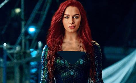 امیلیا کلارک جایگزین امبر هرد برای نقش مرا در Aquaman 2 می شود