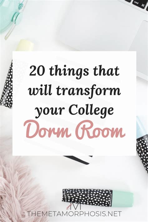 20 Things That Will Transform Your College Dorm Room Best College Dorms College Fun College