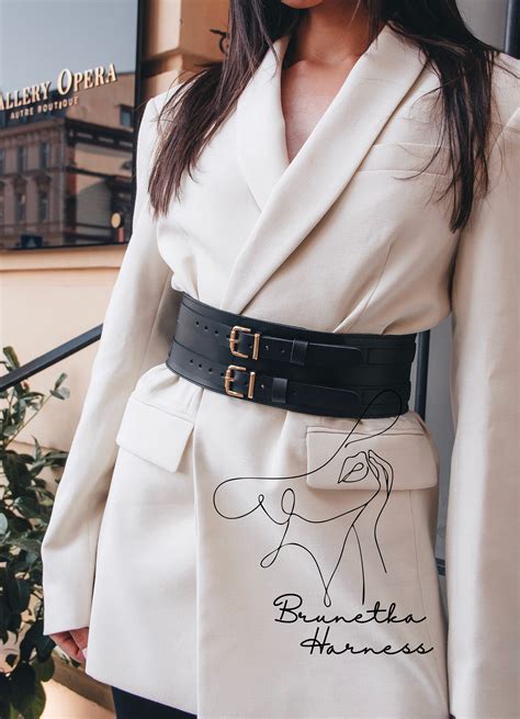 save money with deals women waist belt corset patent leather pin buckle wide cummerbund dress